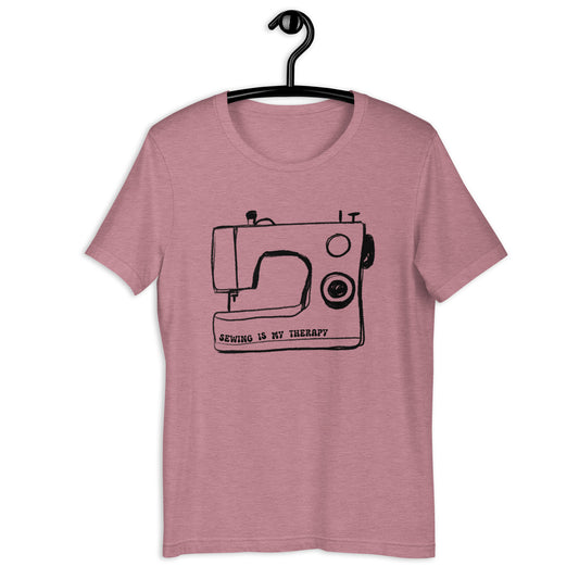 Sewing is My Therapy Unisex t-shirt